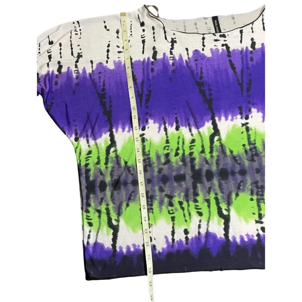 Magic Avenue Womens Plus Size Tie-Dye Loose Fit Blouse Plus Size 1X - Picture 7 of 15